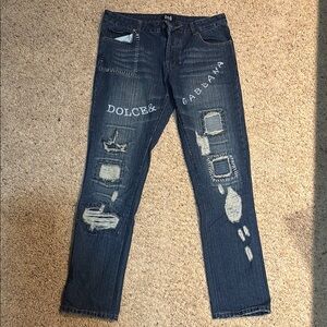 Dolce & Gabbana Men's Blue Jeans